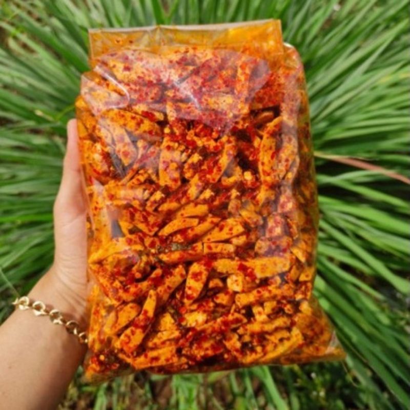 Basreng Pedas daun jeruk isi 500gr Basreng Ready