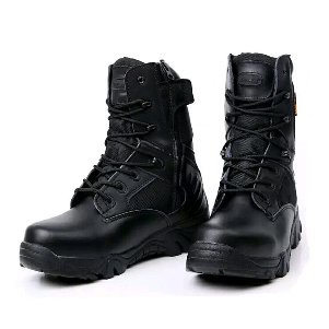 sepatu pdl delta cordura hitam tinggi 8inch terbatas