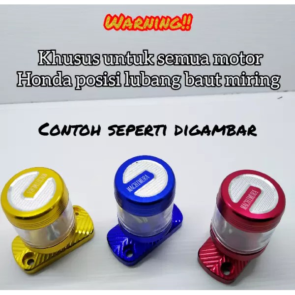 Tutup Minyak Rem Model Stempel Transparan honda beat vario