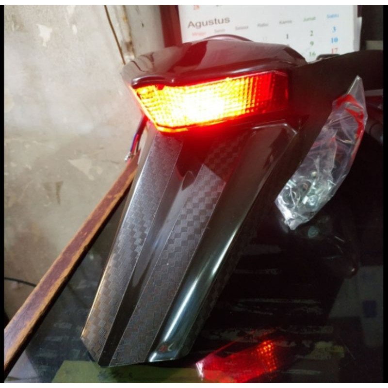STOPLAMP SPAKBOR BELAKANG SRX RACING KLX 150 PLUS SEIN