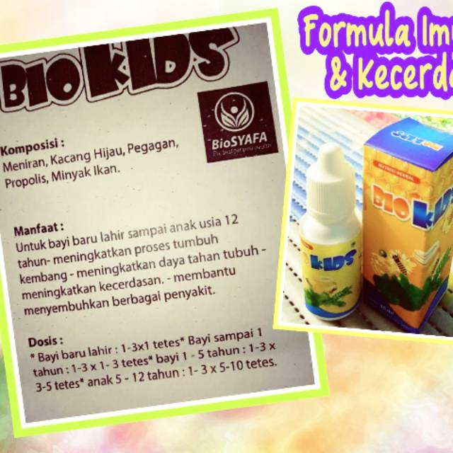 Nutrisi anak biokids kidsQ