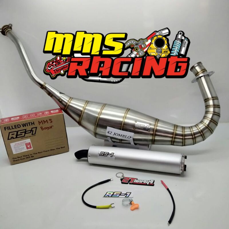knalpot Ninja R/RR  RS1 42 step jomblo stenlish