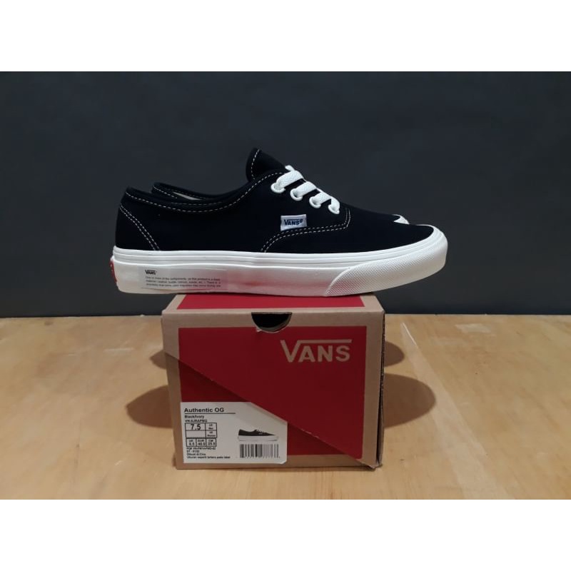 Vans Slipon side wall chekerboard Authentic OG Black White