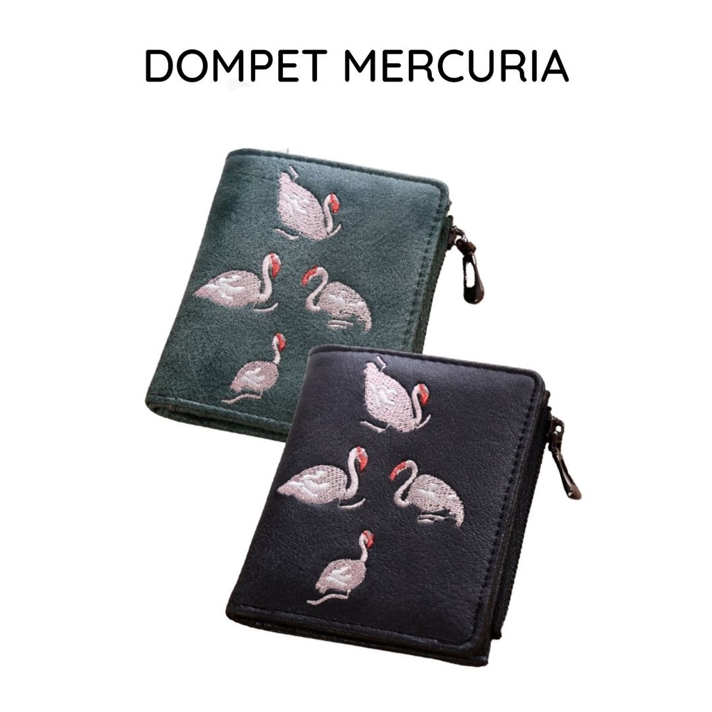 DOMPET LIPAT KECIL WANITA IMPORT KULIT PENDEK SLOT KARTU MINI MERCURIA MURAH BATAM KOREA PREMIUM ORI