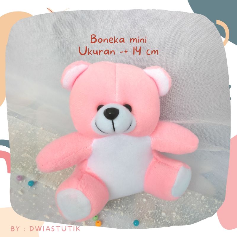 BONEKA MINI HADIAH KADO MURAH / BONEKA BUKET / BONEKA HAMPERS KADO WISUDA ULANG TAHUN