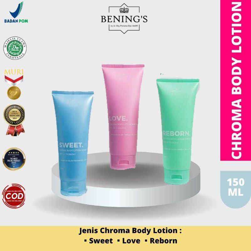 BENING'S CHROMA BODY LOTION | PARFUM, SERUM & LOTION | SPF 30