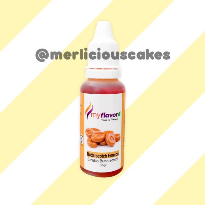 

My Flavor Butterscotch Emulco Perasa dan Pewarna Makanan