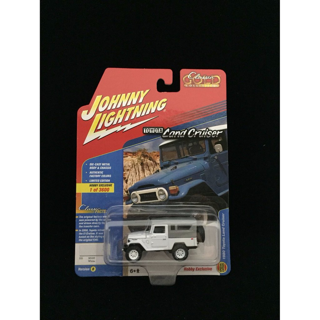 Johnny Lightning Toyota Land Cruiser Classic Gold Collection Hobby Exclusive 3600pc