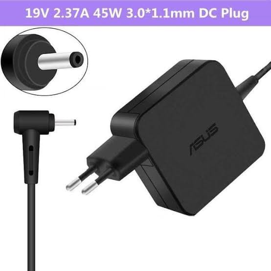 Original Adaptor Charger Asus Zenbook UX21E UX31E 19V 2.37A conector 3.0*1.1mm