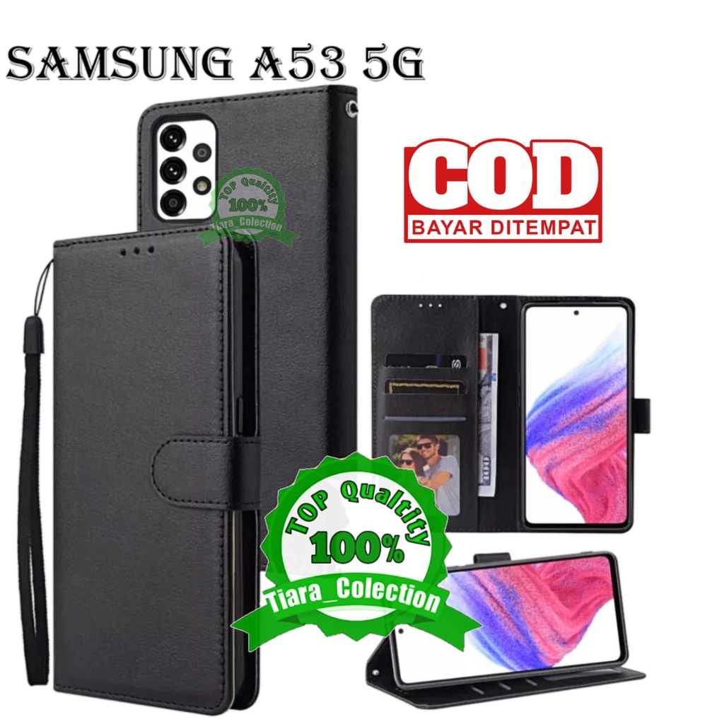 CASE FLIP SAMSUNG GALAXY A53 5G CASING HP / COVER HP UNTUK SAMSUNG GALAXY A53 5GLETAHER FLIP CASE DO
