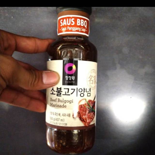 

Daesang bulgogi sauce marinade 407ml (500gr) saus panggang sapi