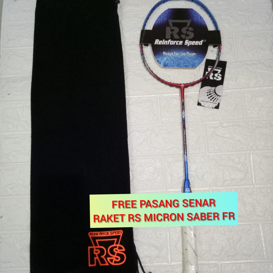 RAKET BADMINTON RS MICRON SABER FR ORIGINAL