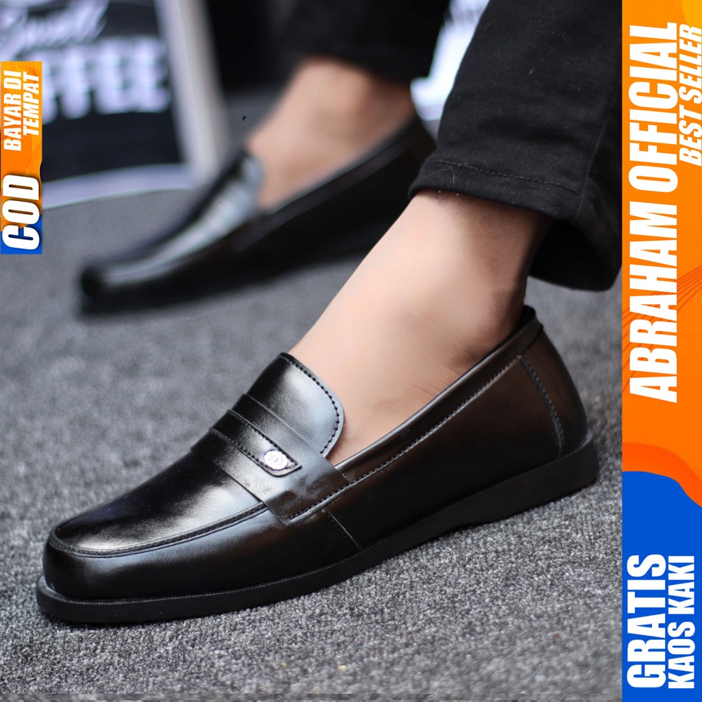 Abraham Dts - Sepatu Formal Pria Casual Pantofel