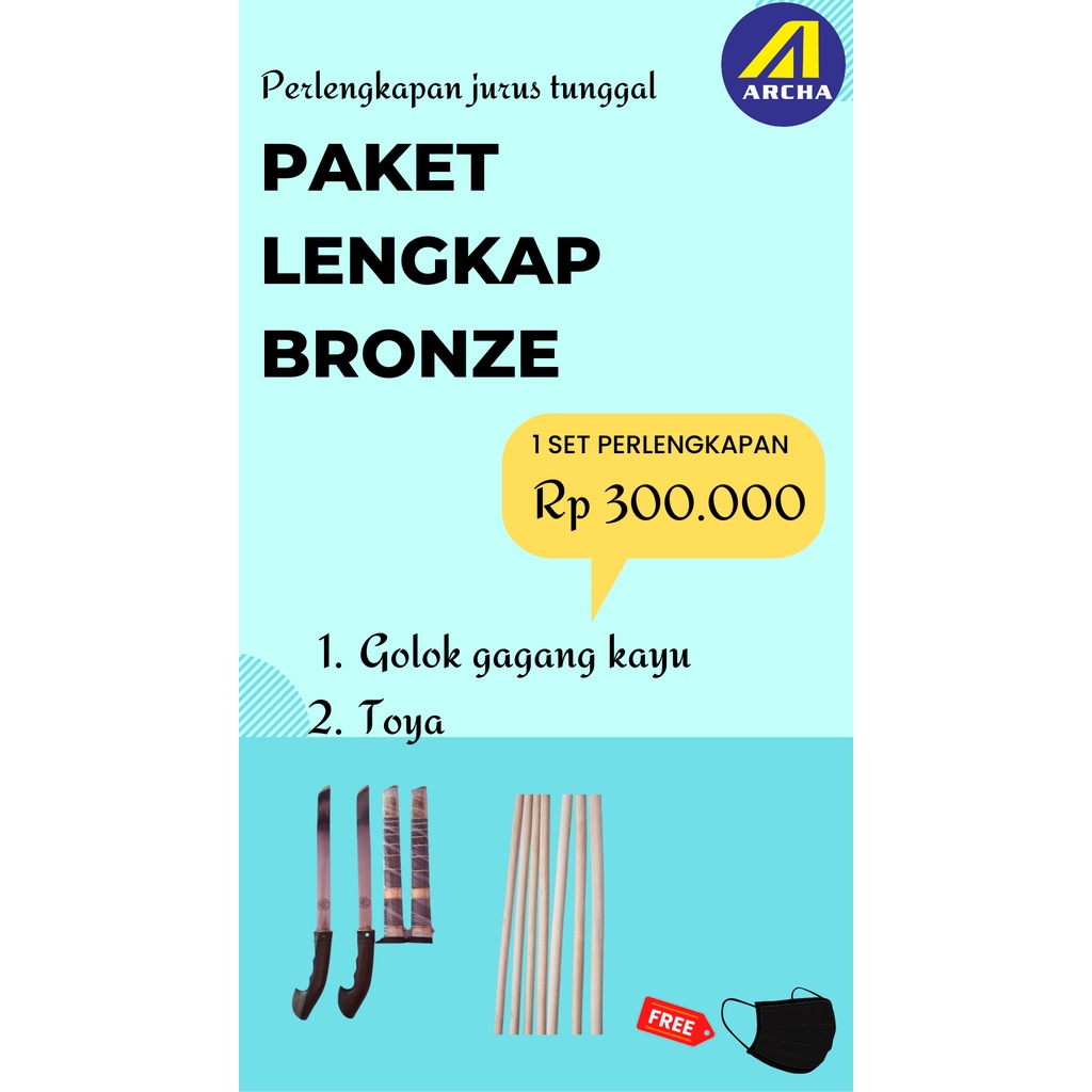 Paket Silat Bronze - Satu Set Perlengkapan Silat Seni Tunggal – Lengkap & Siap Pakai