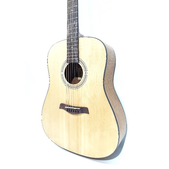 Gitar Akustik Merk Cowboy Original Tipe GW-240 NA NS Trusrod Senar String Jumbo Murah Jakarta