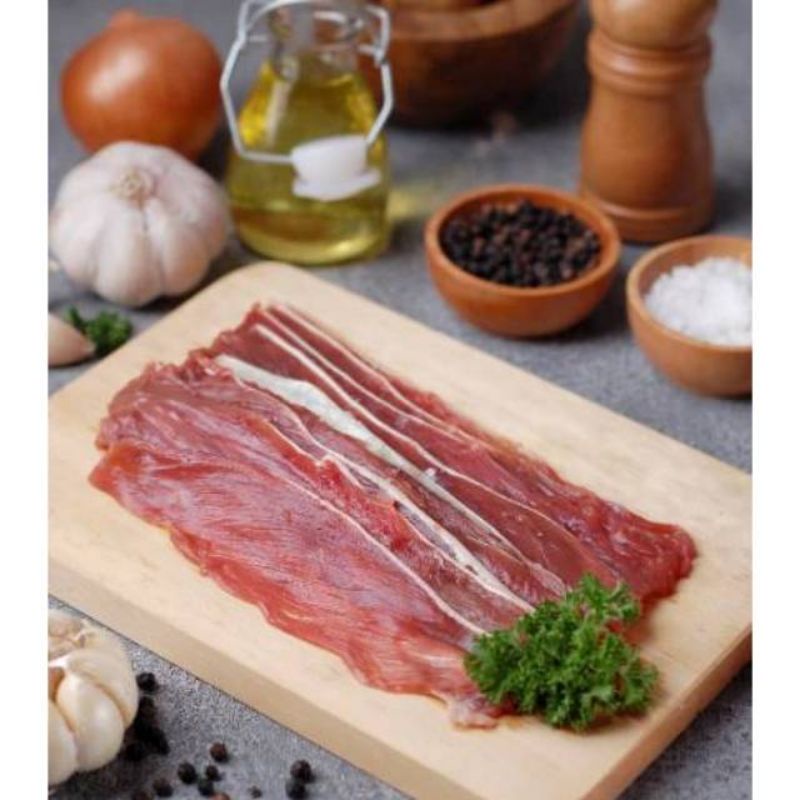 

DAGING SUKIYAKI/TERIYAKI (less fat) 250 gram