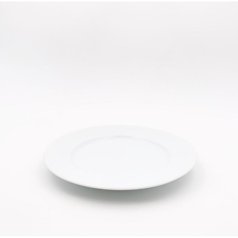 Piring Makan Putih Keramik Porselen SNI 21 cm Midas