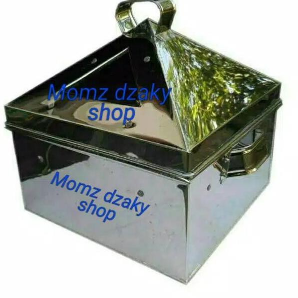 Pabrik Resmi Klakat kukusan kotak 30 cm 35 cm 40 cm 45 cm stainles stell dandang dimsum klakat kue t