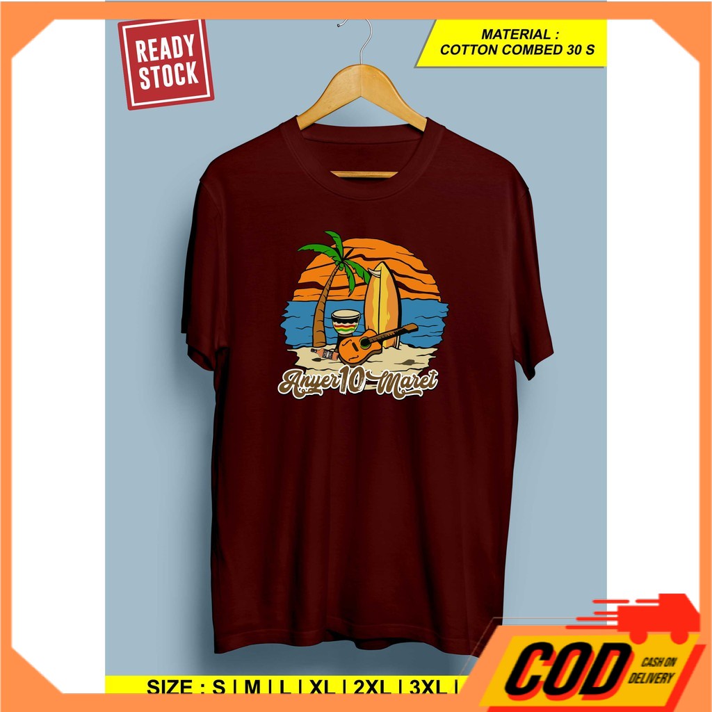 baju pantai kaos santai Kaos Distro / Kaos Oblong / KAOS PRIA WANITA READY BIG SIZE
