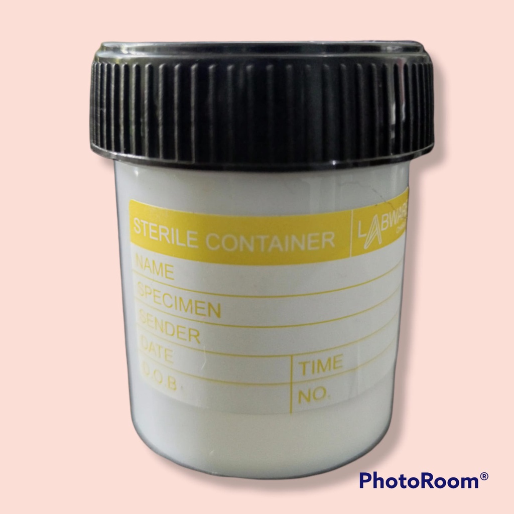 Pot Urin Pot Dahak tempat Urin Sample Container Steril Pot Steril