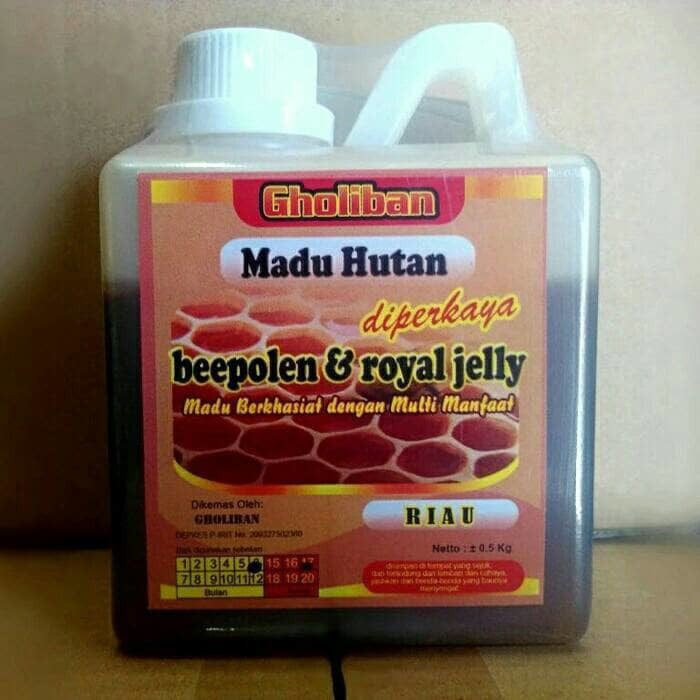 

Madu Hutan Kalimantan Gholiban Plus Bee Pollen Royal Jelly 500 gram