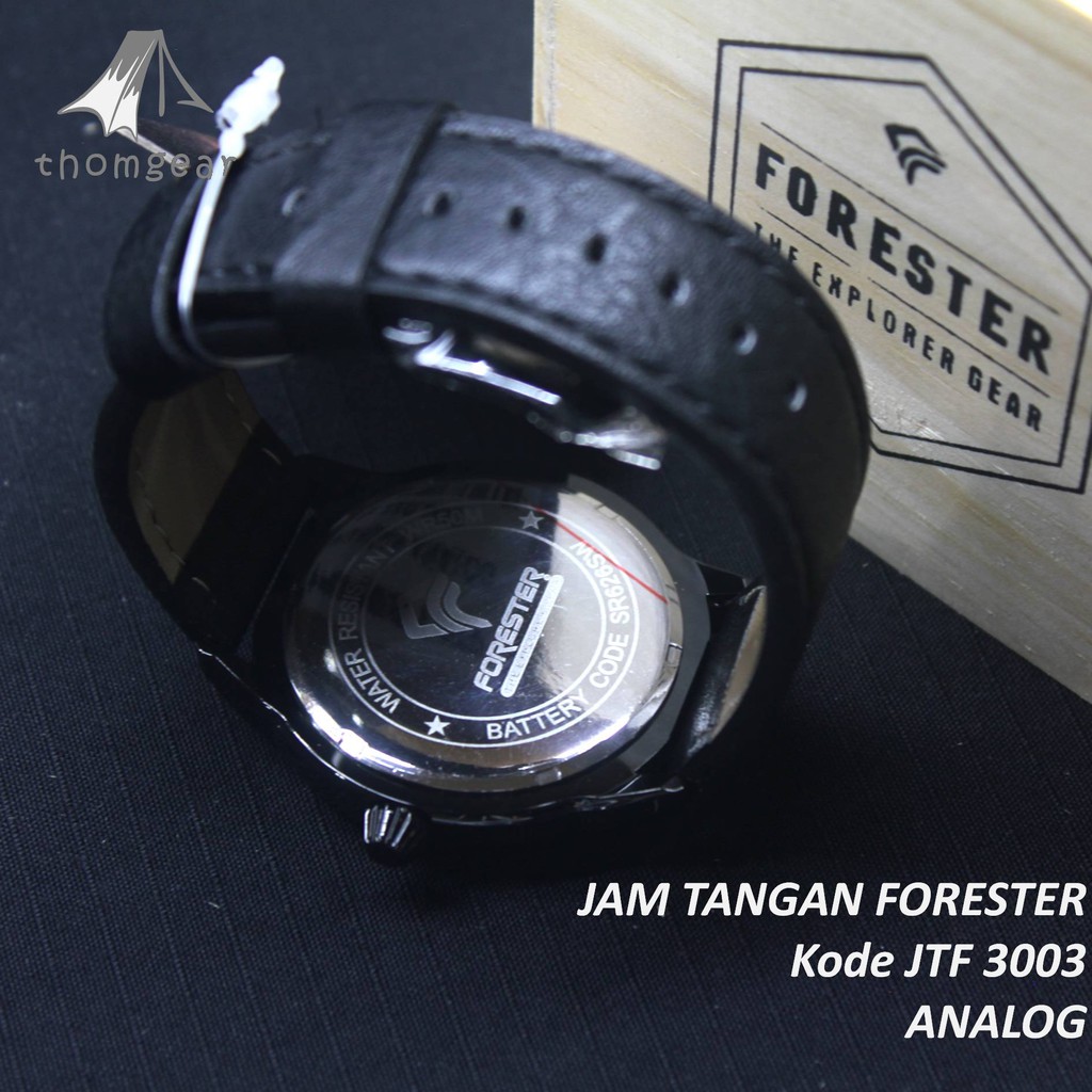 Forester Jtf 3003  Jam Tangan Pria Wanita Origial Forester Analog Adventure Sport Outdoor Waterproof Water Resistant Anti Air Pria Cewek Cowok Original Ori Terbaru 2022 Free Rubber  Strap Cadangan Batre Box Kayu Thomgear Bangakalan Palangkaraya Pare Pare