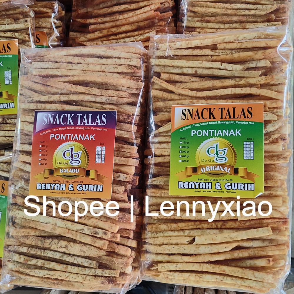 

Snack Talas dg DeGe Susun Besar Jumbo Khas Pontianak Gurih & Enak