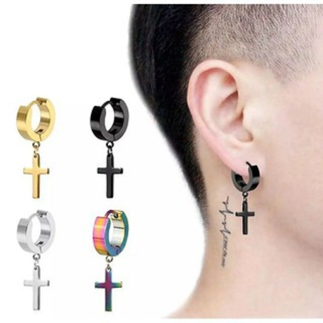 Anting tindik pria salip – anting tindik pria wanita salip titanium – anting tindik salip pria anti 