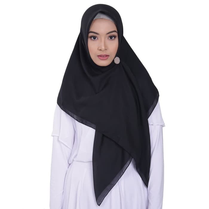 Keiva Vabira Elzatta Hijab Segi empat Jilbab Voal Kerudung Elzatta