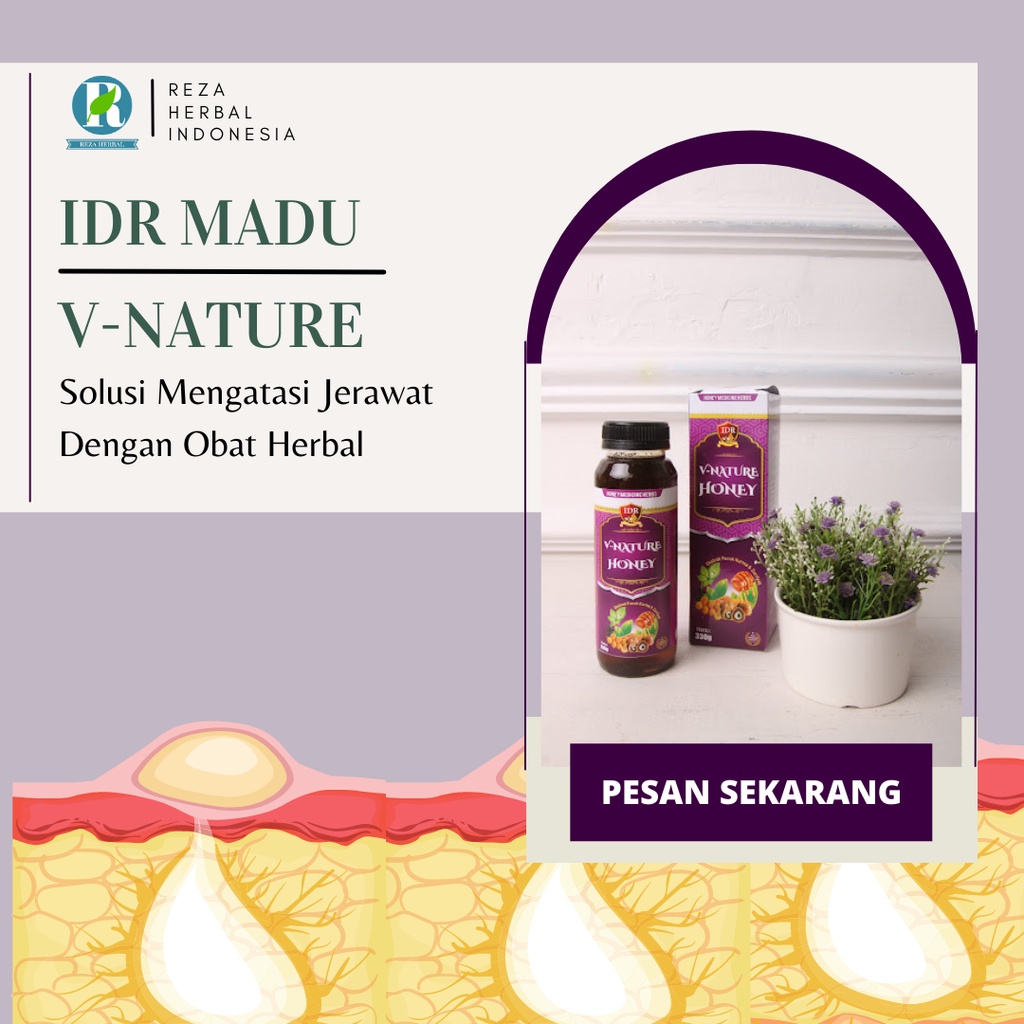 Obat Jerawat Herbal - IDR Madu V-Nature