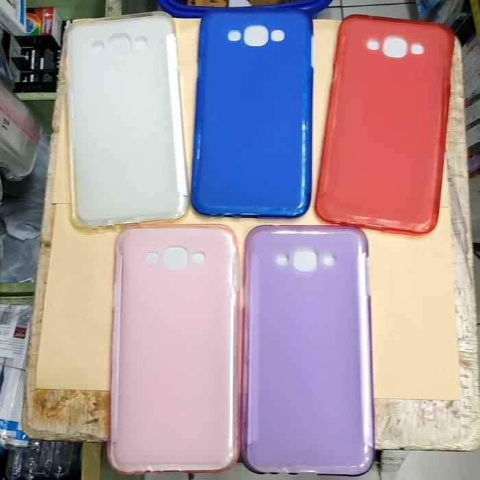 Silikon capdase soft case karet hitam samsung galaxy e7 e700