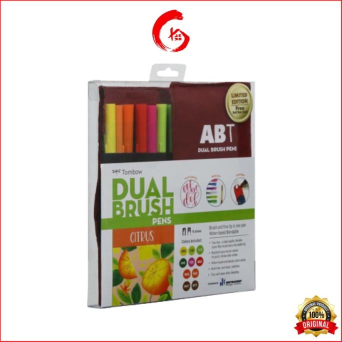 

(BISA COD) TOMBOW ABT 10 color set Citrus Limited Edition CUCI GUDANG Kode 312