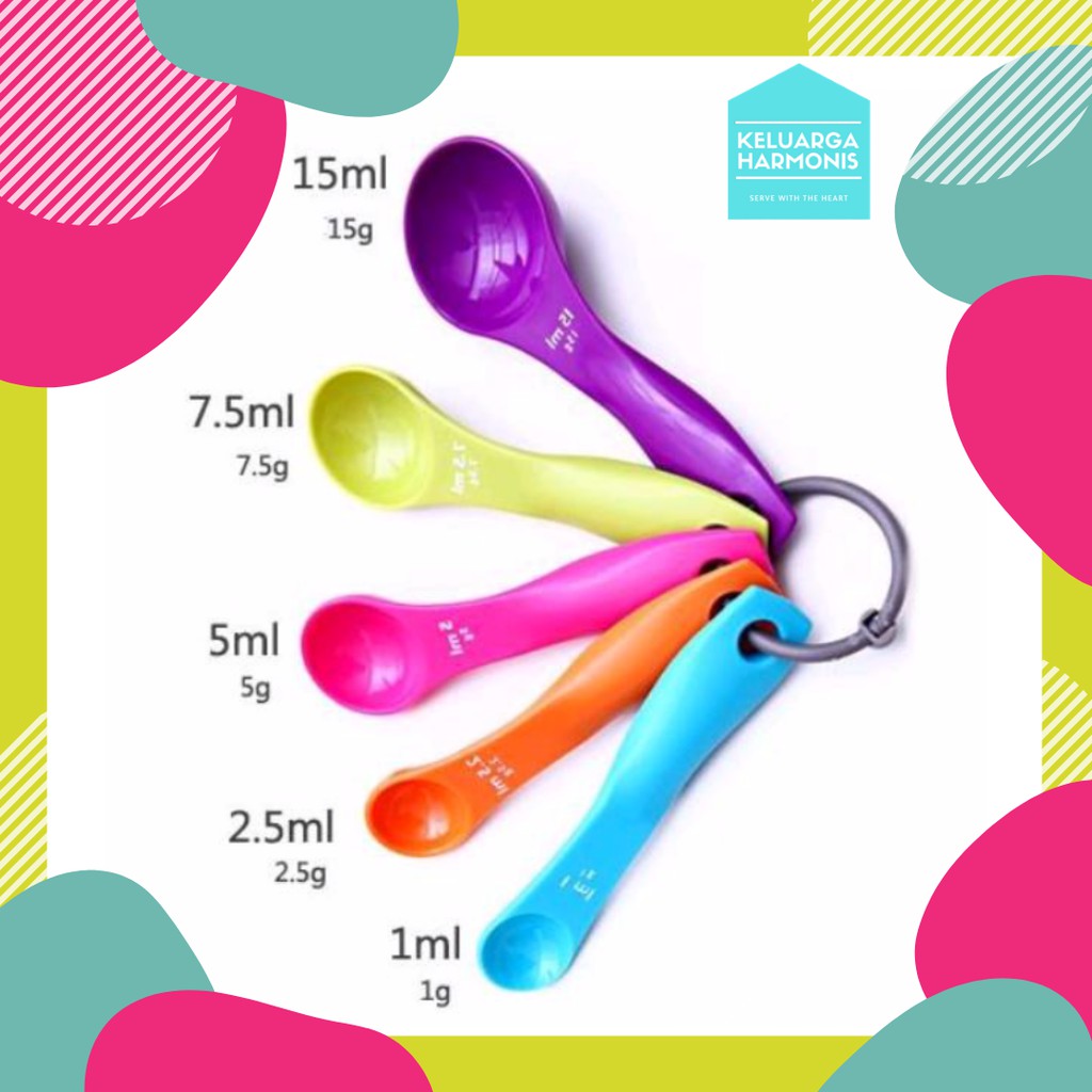 Sendok Takar Kue 5 in 1