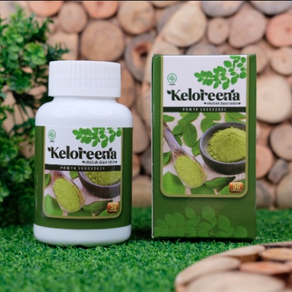 Obat Kaki Bengkak Penumpukan Cairan Keloreena 50 Kapsul 100% Original BPOM