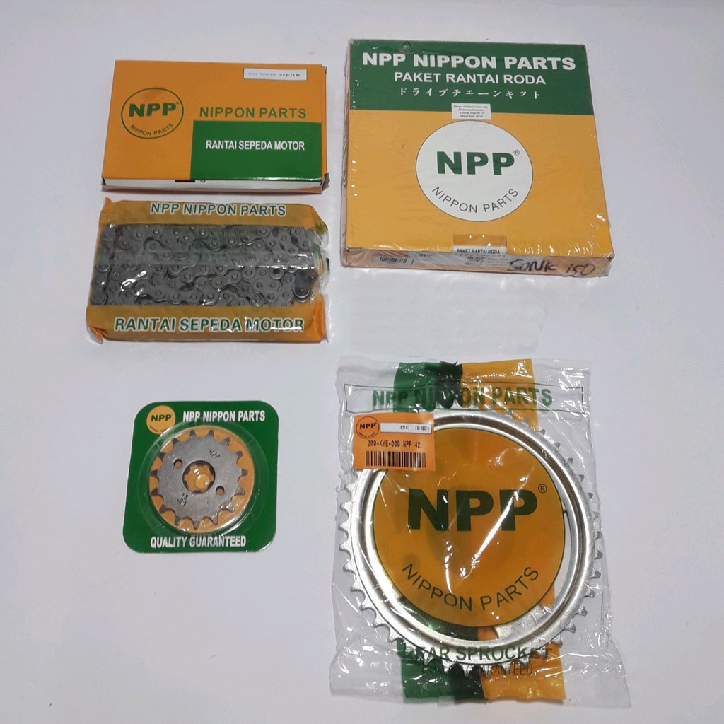 Gear Set Girset Paket Sonic 150R NPP