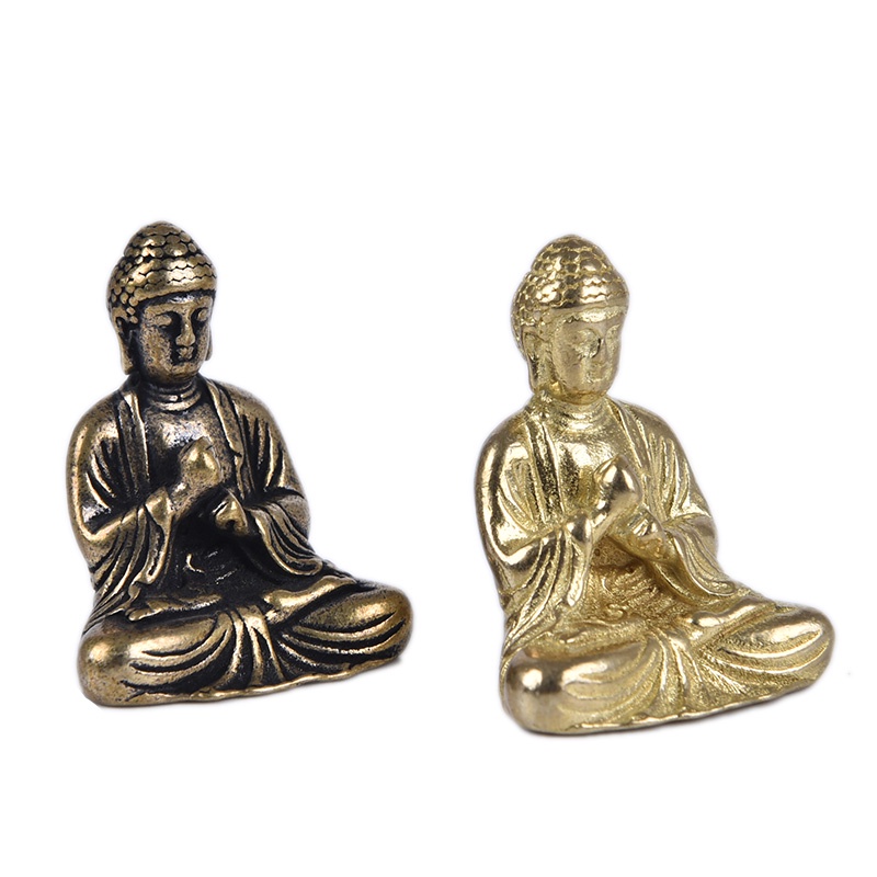 Ornamen Patung Buddha Mini 2 Warna