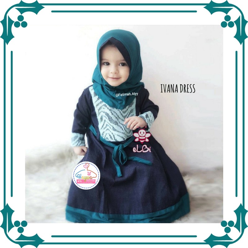Baju Gamis Anak Perempuan  | Dress Busana Muslim Anak Cantik Dan Lucu | Toko Baju Anak Grosir
