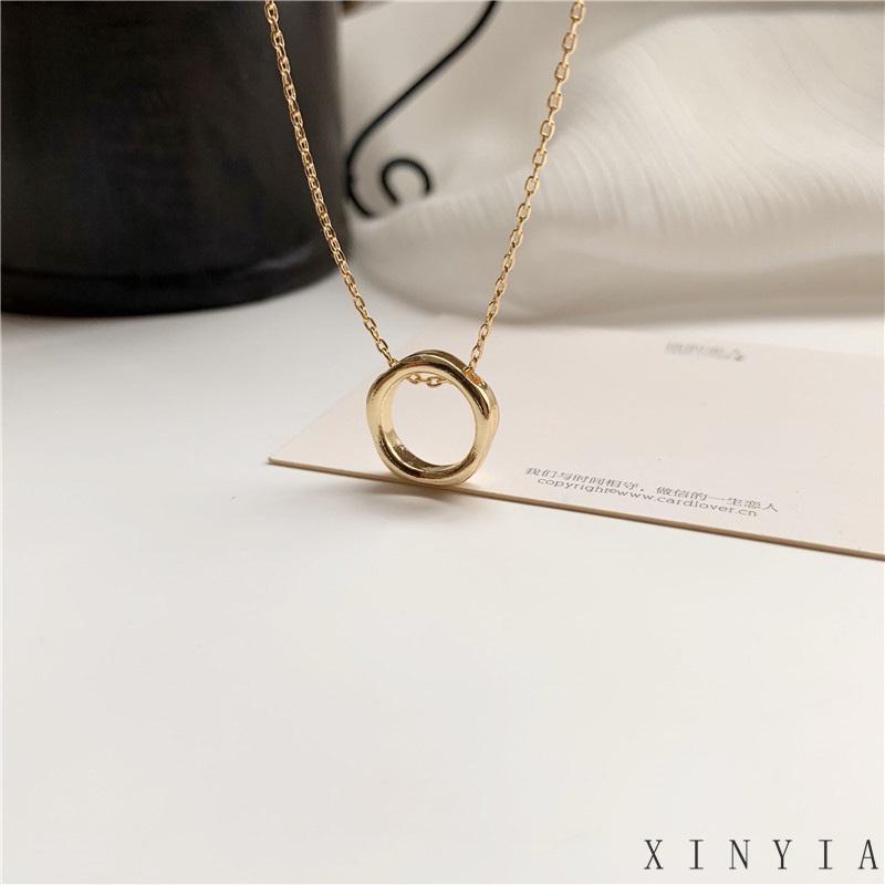 Xia.id Kalung Rantai Clavicle Desain Simple Aksesoris Wanita