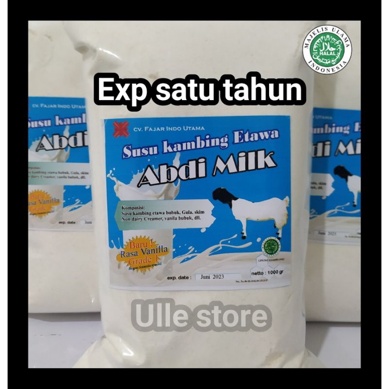 

Susu Kambing Ettawa Bubuk Curah Grade 1 - Rasa Vanila