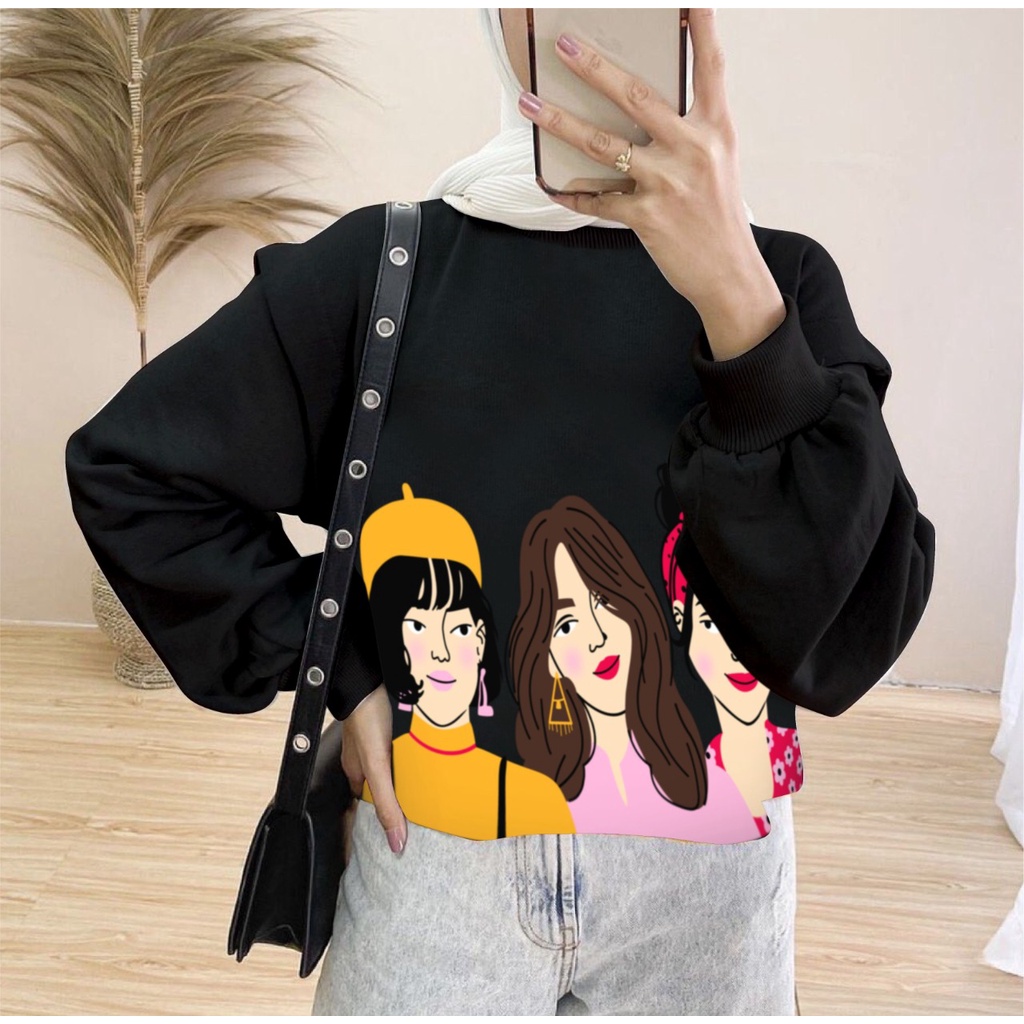 SWEATER OBLONG CROP FERLIN LADY