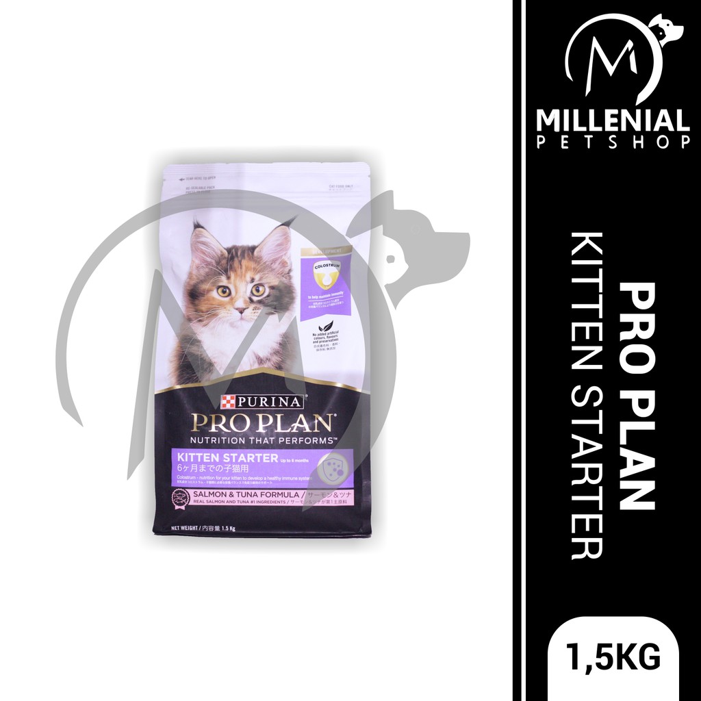 ProPlan Makanan Anak Kucing Pro Plan Kitten Starter Salmon Tuna 1.5 KG