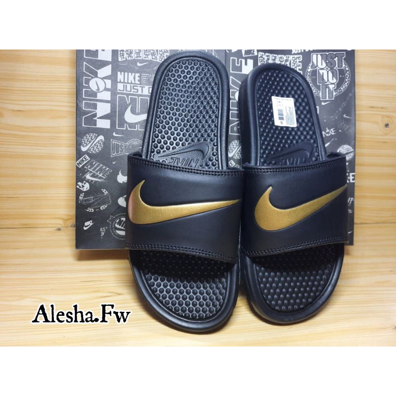 Sandal Slide Nike Ceklis Gold Hight Quality