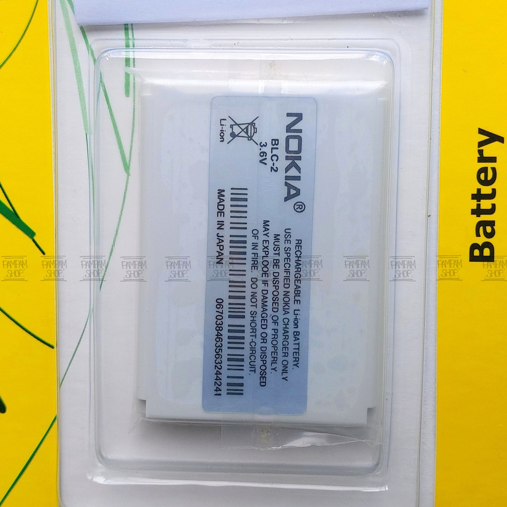 Baterai Nokia BLC-2 BLC2 3310 3315 3330 3510 3530 3585 2260 Original OEM Batre Batrai Battery Ori