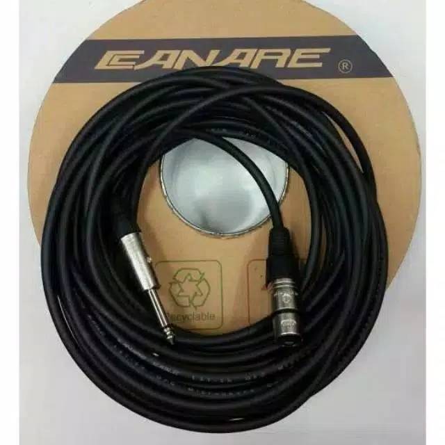 Kabel audio jadi 20meter canare japan.canon xlr female to akai