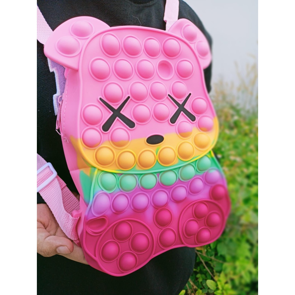 TAS RANSEL POP IT ANAK KAWSS TERMURAH