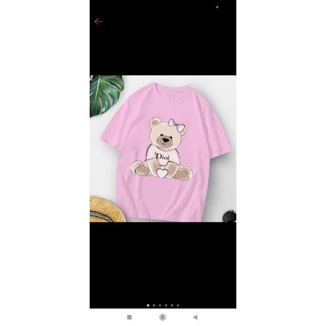 kaos oversize wanita bear beruang