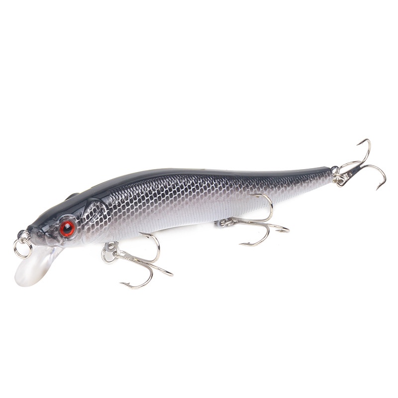 SwimBait Lure Fishing Bait Fishing Gear Umpan Fishing Lure Floating Lure Top Water Lure Minnow Buzz Bait Lure Minnow Lure Lure For Fishing Fishing Accessories Fish bait 15g/11.5cm Spinner Bait Fishing Bait Set