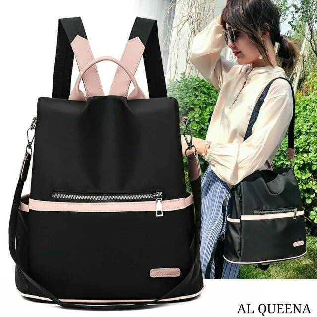 Backpack Wanita Utopia Double Edge Zipper - Hangover TAS WANITA IMPORT BATAM