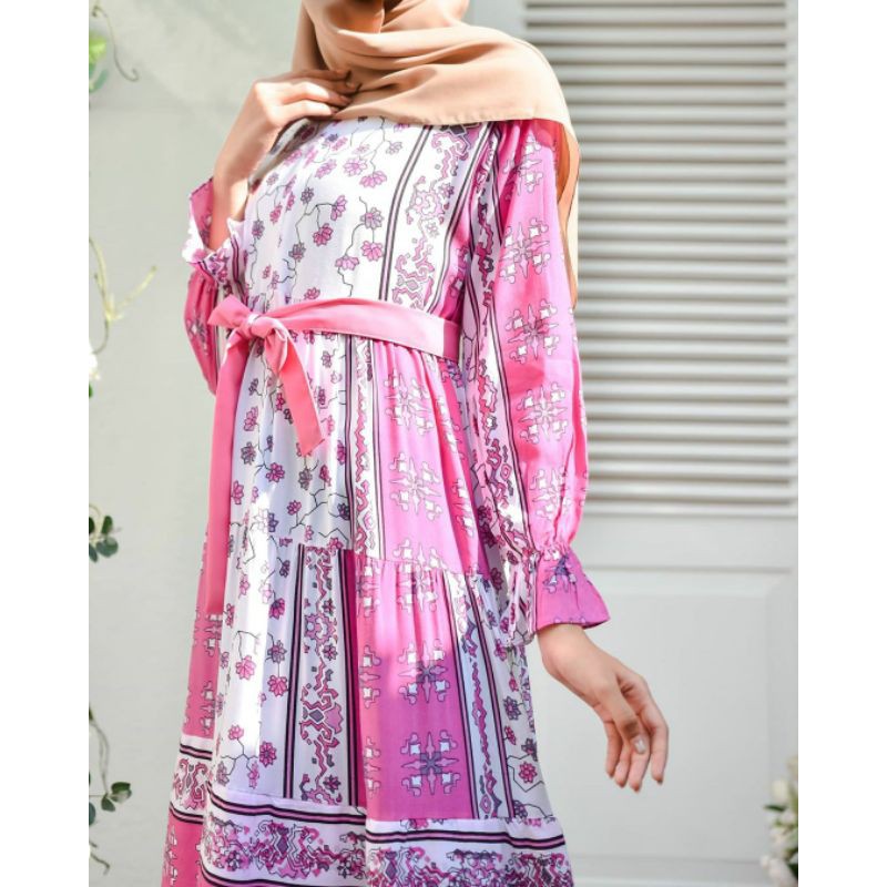 PAKAIAN MUSLIM WANITA- SOPHIA DRESS - CASUAL DRESS - PAKAIAN TERLARIS