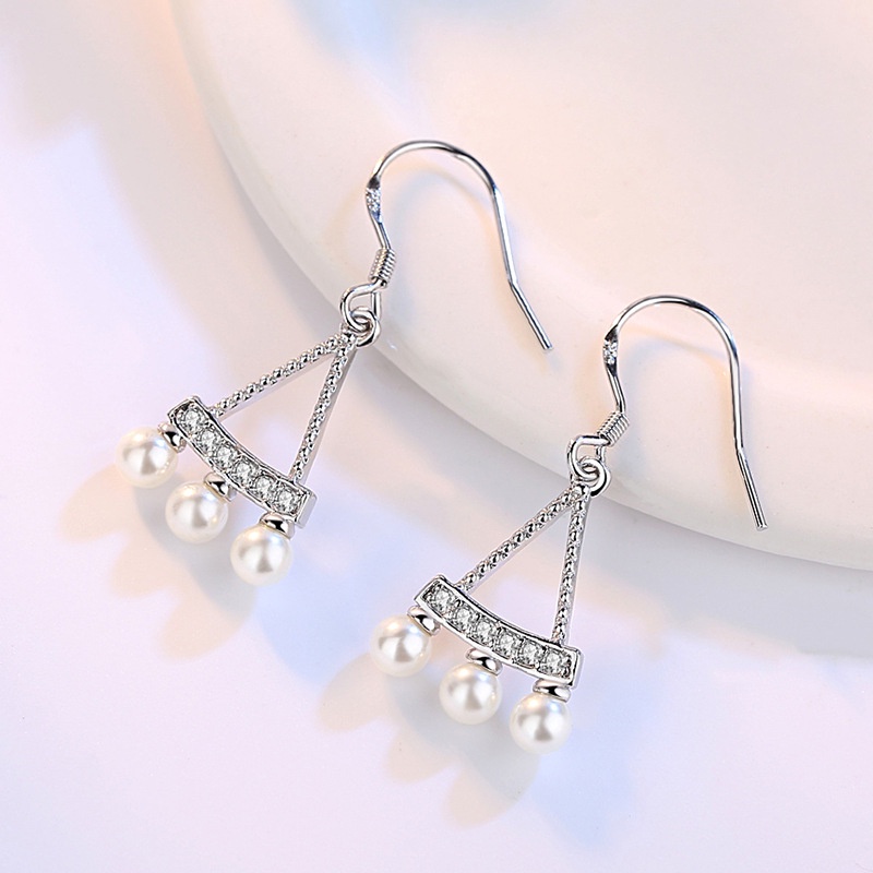 Anting Perak 925 Wanita Fan Anting-Anting Perhiasan Fashion